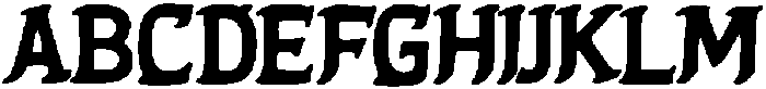 Huva ttf (400) Font UPPERCASE