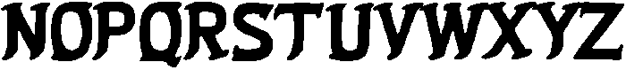Huva ttf (400) Font UPPERCASE