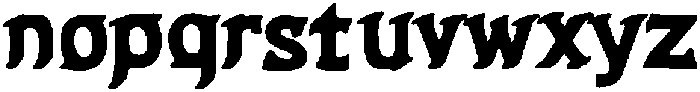 Huva ttf (400) Font LOWERCASE