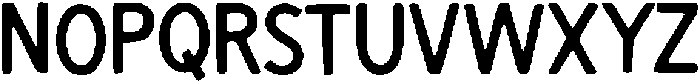 Huxa ttf (400) Font LOWERCASE