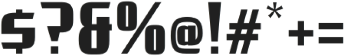 HuxleyMax-Bold otf (700) Font OTHER CHARS