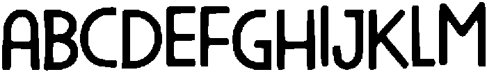Huzera ttf (400) Font UPPERCASE