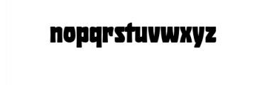 Huggy-Bold.otf Font LOWERCASE