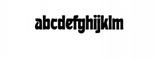 Huggy-Regular.otf Font LOWERCASE