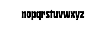 Huggy-Regular.otf Font LOWERCASE