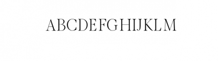 Hughe-Light.otf Font UPPERCASE