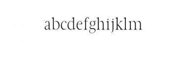 Hughe-Light.otf Font LOWERCASE