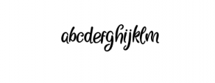 Hughoney.otf Font LOWERCASE