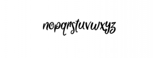 Hughoney.otf Font LOWERCASE