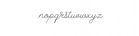 Humble Hearts Script Font Font LOWERCASE