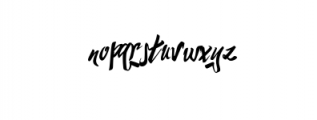 Humble Script Font LOWERCASE