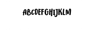 Humeira-Bold.ttf Font UPPERCASE