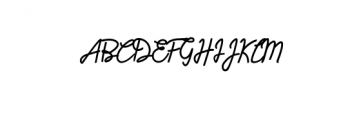 Humienly Alt.otf Font UPPERCASE