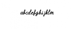 Humienly Alt.otf Font LOWERCASE