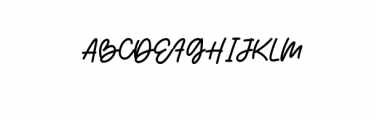 Humming Italic.tff Font UPPERCASE