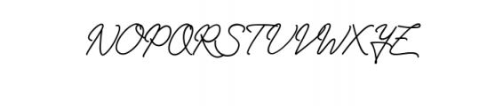 Huntsel Script Font UPPERCASE