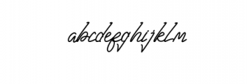 Huntsel Script Font LOWERCASE