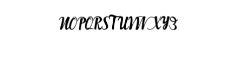 Hurringtown Script.ttf Font UPPERCASE