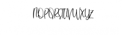 Husterdun Script.otf Font UPPERCASE