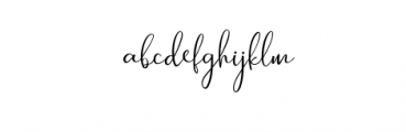 Husterdun Script.otf Font LOWERCASE