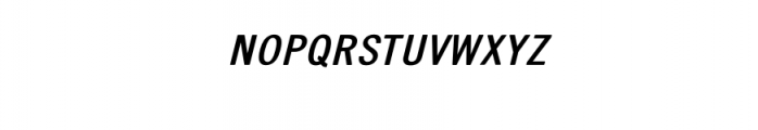 HustleRegular-Italic.otf Font UPPERCASE