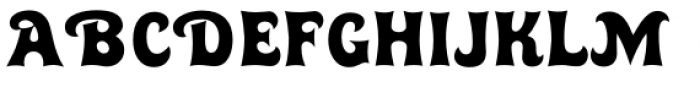 Huckleberry Font UPPERCASE