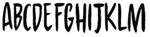 Hungry Zombie Regular Font UPPERCASE