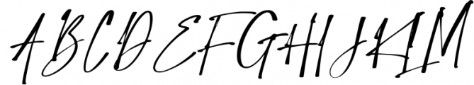 Hudson - Signature font Font UPPERCASE