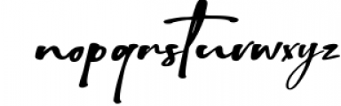 Hudson - Signature font Font LOWERCASE