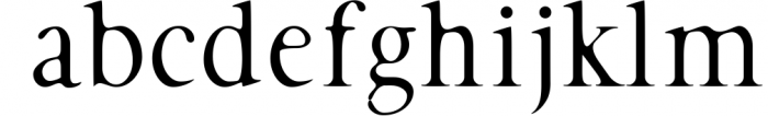 Hughe Serif Font Family 4 Font LOWERCASE