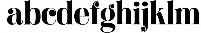 Hugiller - Stylish Serif Font LOWERCASE