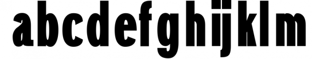 Hurst Sans Serif Typeface 1 Font LOWERCASE