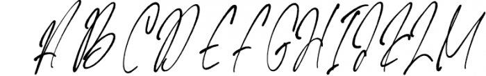 Hurstville - Brush Signature Font Font UPPERCASE