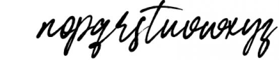 Hurstville - Brush Signature Font Font LOWERCASE