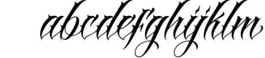 Hustler | Tattoo Style 1 Font LOWERCASE