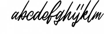 Hustonia Script Font LOWERCASE