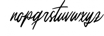 Hustonia Script Font LOWERCASE