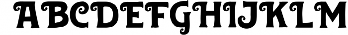 Huvet Typeface Font UPPERCASE