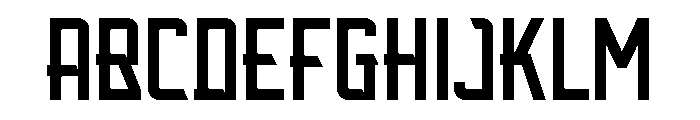 HUKUM Font UPPERCASE