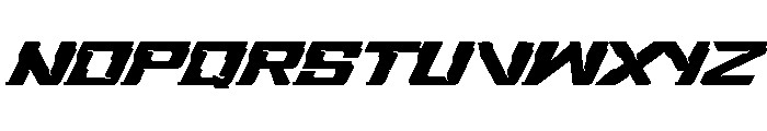 HUNTER RACE-DEMO VERSION Reg Font LOWERCASE