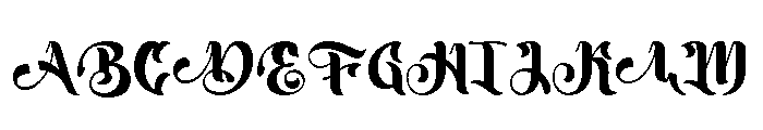 Hucky Regular Font UPPERCASE