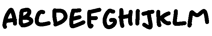 Huge Smile Font UPPERCASE