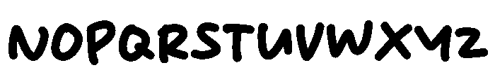 Huge Smile Font UPPERCASE