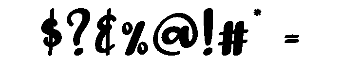 Huggle Font OTHER CHARS