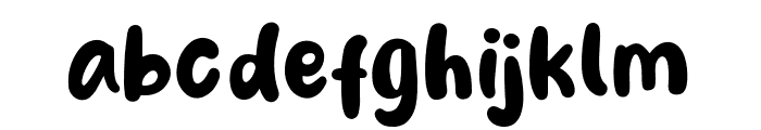 Huglove Font LOWERCASE