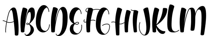 Hugwa Black Font UPPERCASE