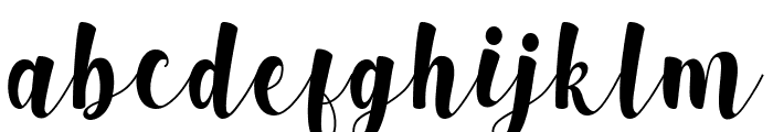 Hugwa Black Font LOWERCASE