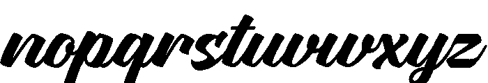 Hullgaria Font LOWERCASE