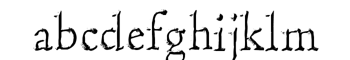 Hultog Engraved Font LOWERCASE
