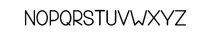Humanist Font UPPERCASE